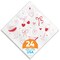Big Dot of Happiness Drinks with the Girls Napkins, Galentine's Day or Bows, Hearts, Cherries Birthday,  White 3-Ply Paper Luncheon Napkins - 24 Count